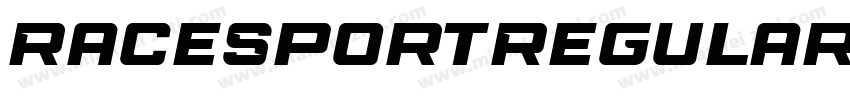 RaceSportRegular字体转换