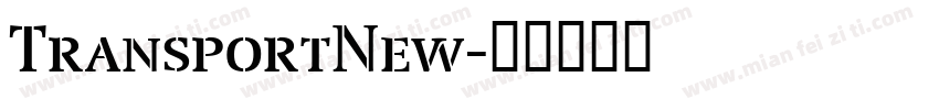 TransportNew字体转换