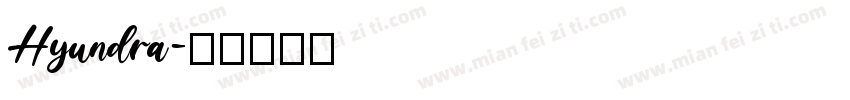 Hyundra字体转换