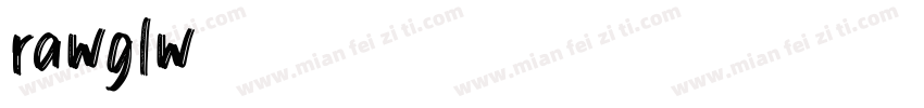 rawglw字体转换