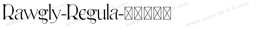 Rawgly-Regula字体转换