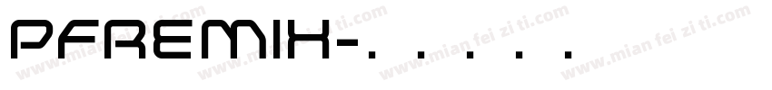 PFRemix字体转换