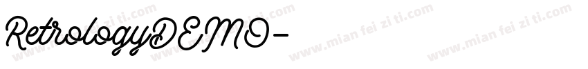 RetrologyDEMO字体转换