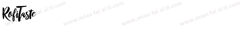 RofiTaste字体转换
