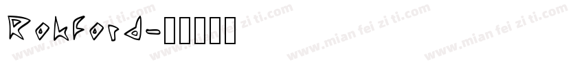 Rokford字体转换
