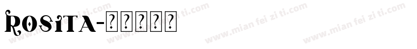 Rosita字体转换