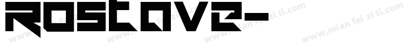Rostave字体转换