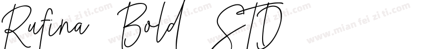 Rufina-Bold-STD字体转换