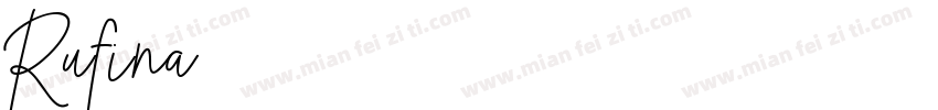 Rufina字体转换