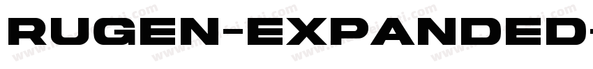 Rugen-Expanded字体转换