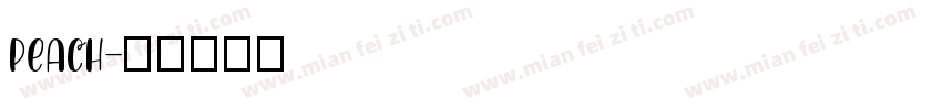 Peach字体转换