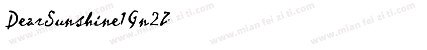 DearSunshine-1Gn2Z字体转换