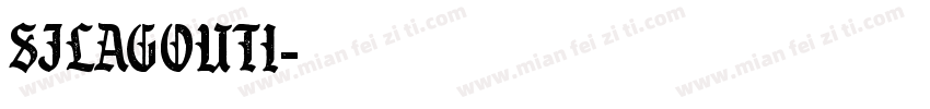 SJlagouti字体转换