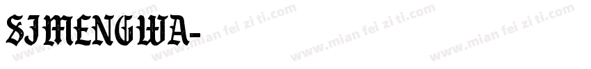 SJmengwa字体转换