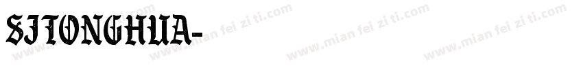 SJtonghua字体转换