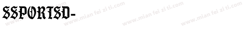 SSportsD字体转换