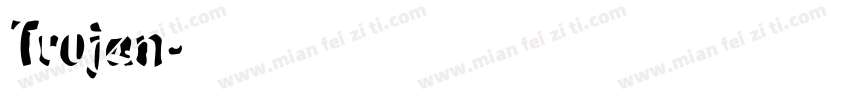 Trojan字体转换