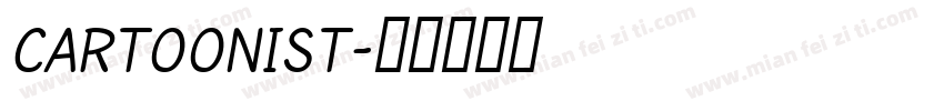 CARTOONIST字体转换