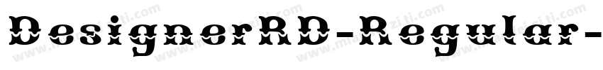 DesignerRD-Regular字体转换