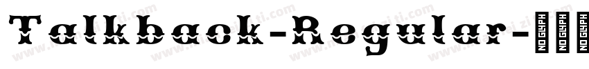 Talkback-Regular字体转换