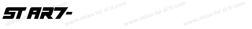 Star7字体转换