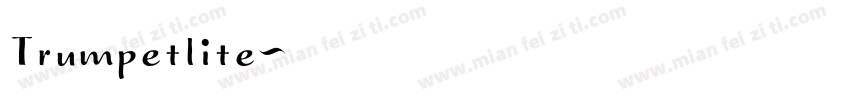 Trumpetlite字体转换