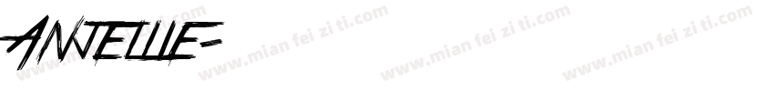 Anjellie字体转换