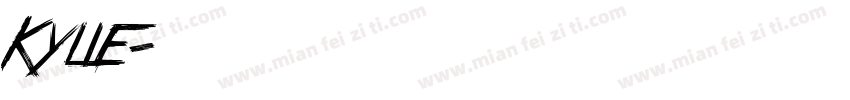 Kylie字体转换
