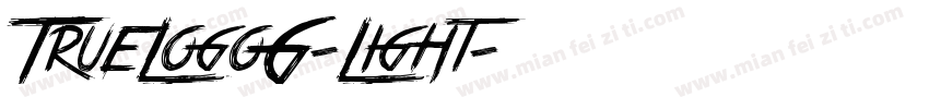 TrueLogoG-Light字体转换