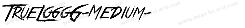 TrueLogoG-Medium字体转换