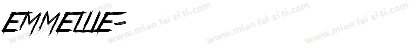 emmellie字体转换