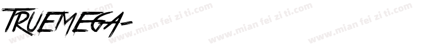 truemega字体转换