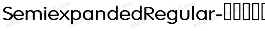 SemiexpandedRegular字体转换