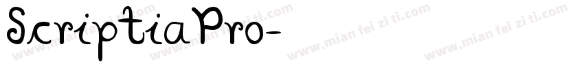 ScriptiaPro字体转换