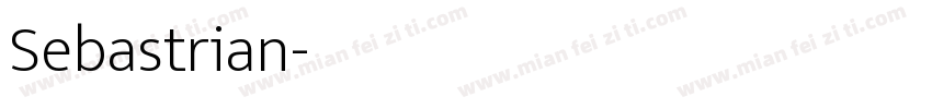 Sebastrian字体转换