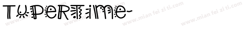 Tupertime字体转换