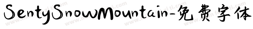 SentySnowMountain字体转换