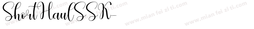 ShortHaulSSK字体转换
