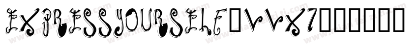 ExpressYourself-vVx7字体转换