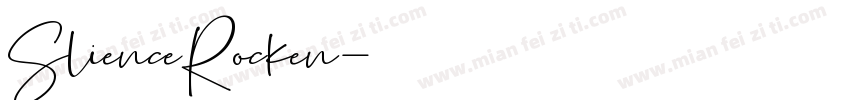 SlienceRocken字体转换