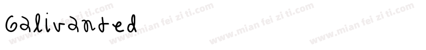 Galivanted字体转换