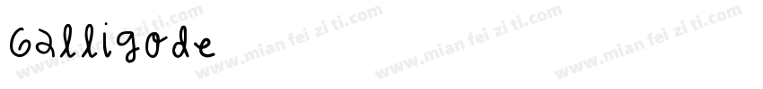 Galligode字体转换