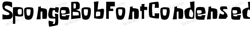 SpongeBobFontCondensedRegular字体转换