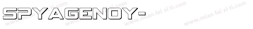 SPYAGENOY字体转换
