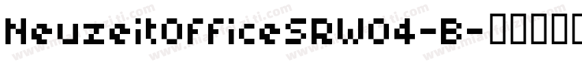 NeuzeitOfficeSRW04-B字体转换