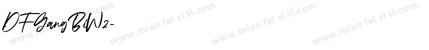 DFGangBiW2字体转换