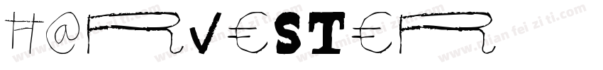 harvester字体转换