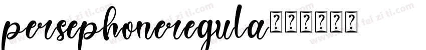 persephoneregula字体转换