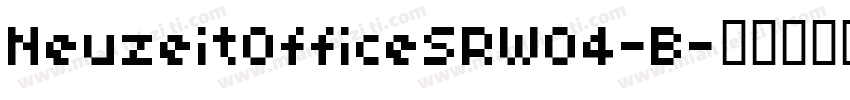 NeuzeitOfficeSRW04-B字体转换