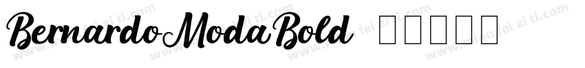 BernardoModaBold字体转换